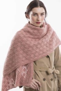 Belvedere Lace Shawl is designed by Yoko Hatta